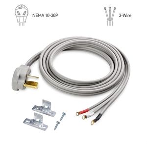 3 Prong, 30 amp, 6 foot Dryer Cord by Cable Matters - Appliance Cord